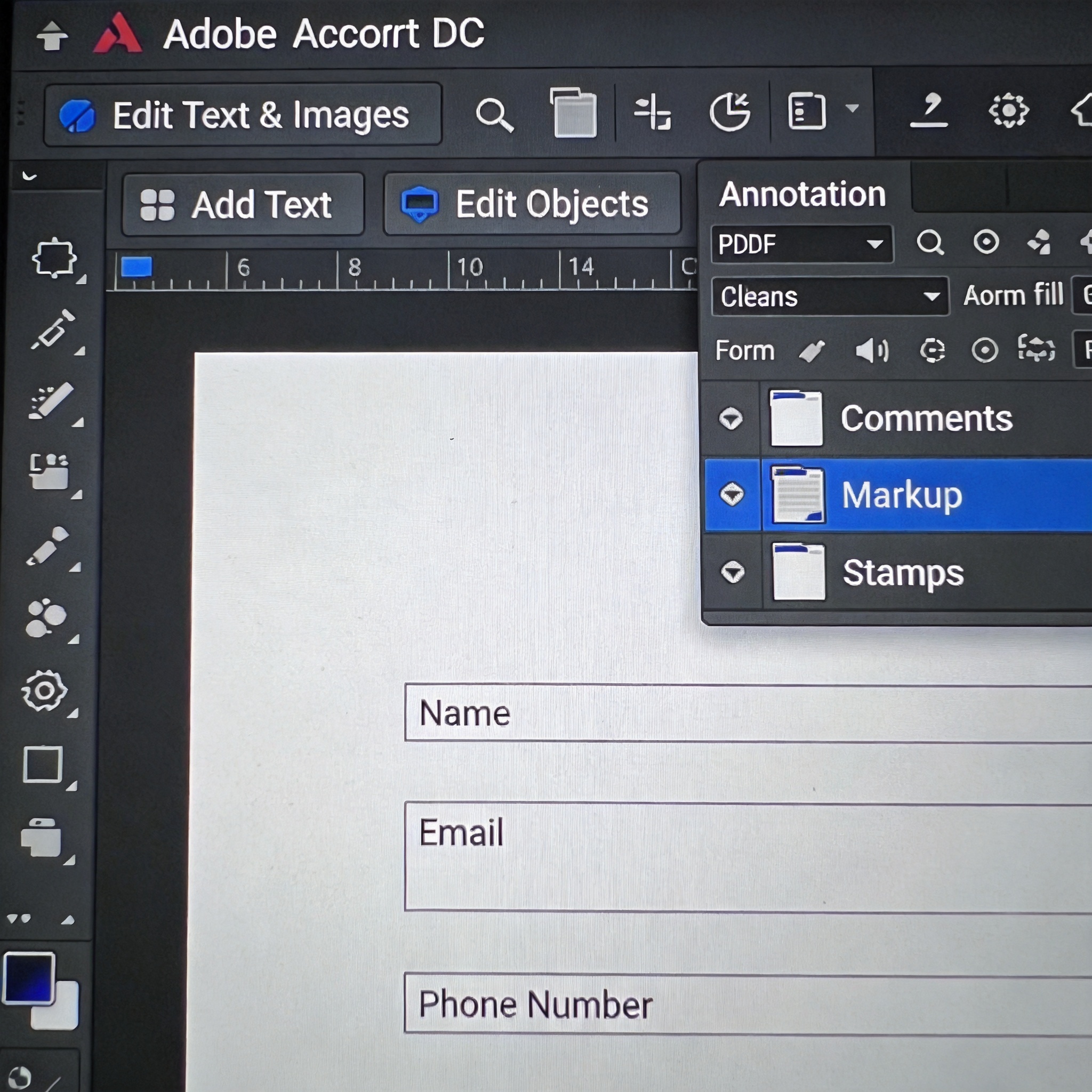 Adobe Acrobat DC界面截图1