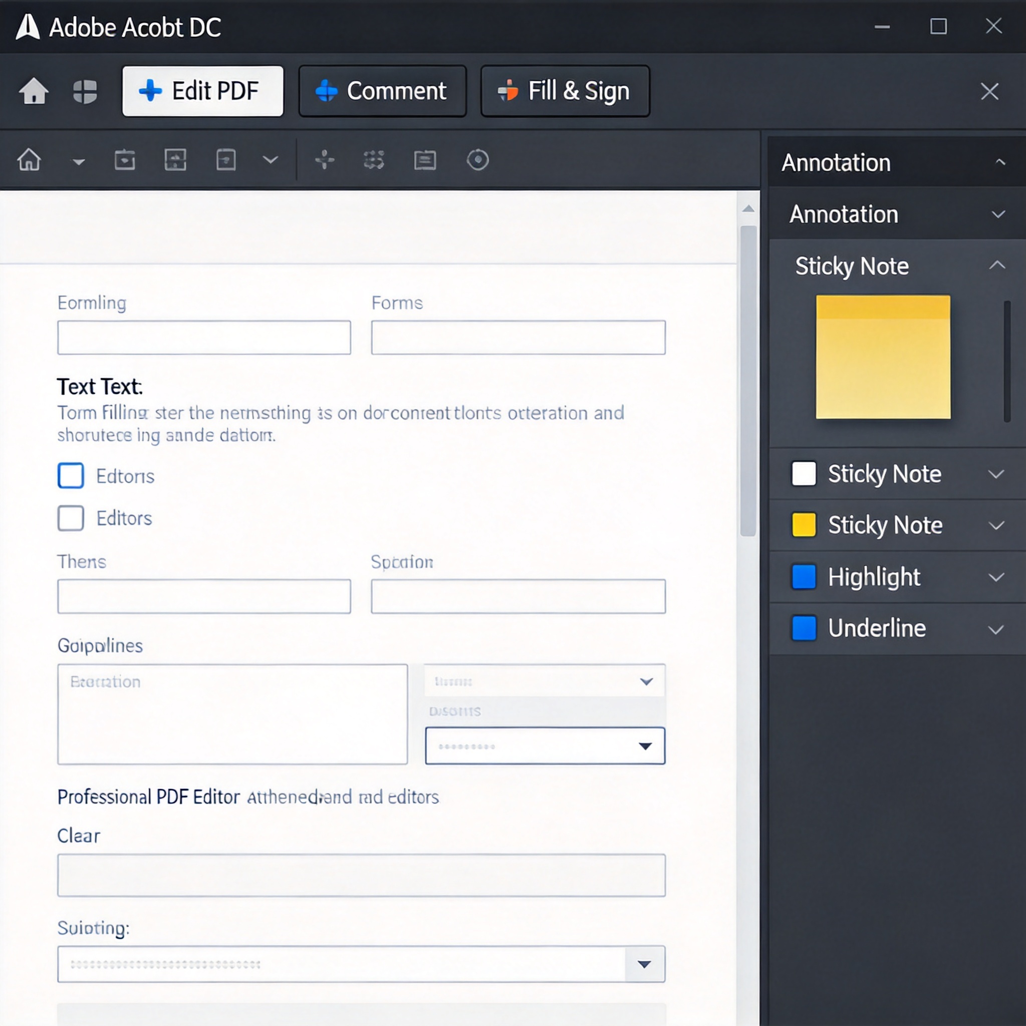 Adobe Acrobat DC界面截图2